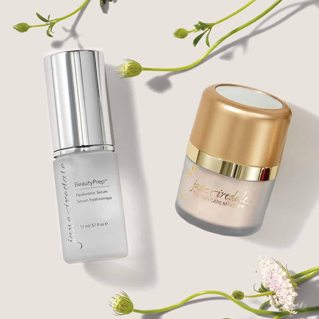 BeautyPrep Hyaluronic Serum, Powder-Me SPF Dry Sunscreen with SPF 30