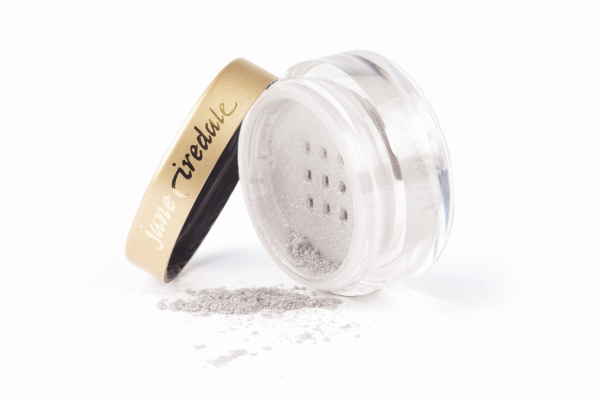 Silver eyeshadow powder
