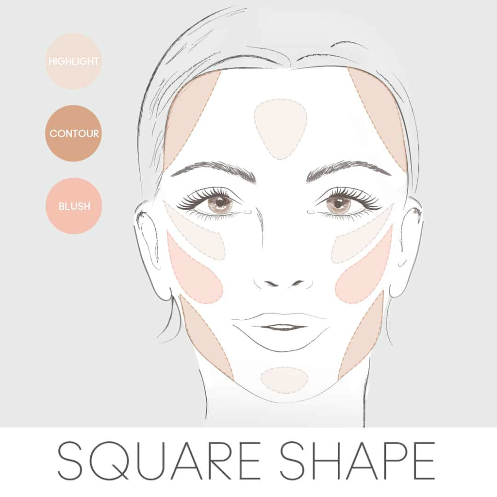A hack for how to contour the jawline for a slimmer profile