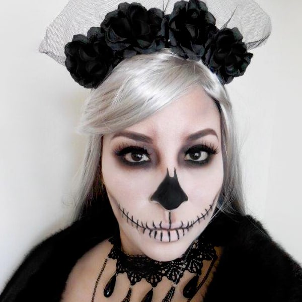 Halloween Costume Idea, Skull Costume Makeup