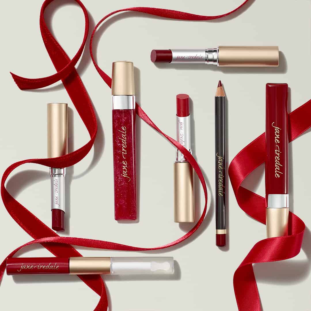 Red lip products from jane iredale